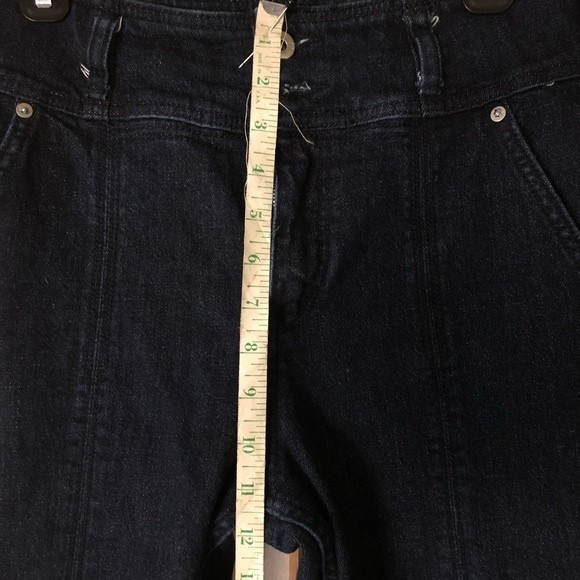 High Rise, Dark Wash, Straight leg Jeans, Anthro Pilcro and the Letterpress - Picture 10 of 11